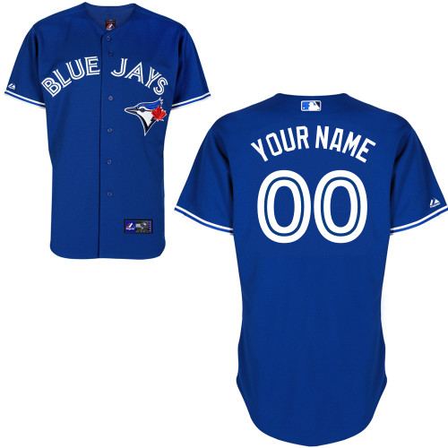 Customized Toronto Blue Jays Baseball Jersey-Women's Authentic Alternate Blue MLB Jersey